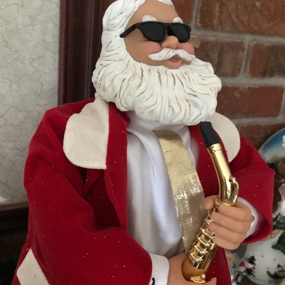 Rare Vintage Dancing Jazz Santa Clause - Picture 6 of 16